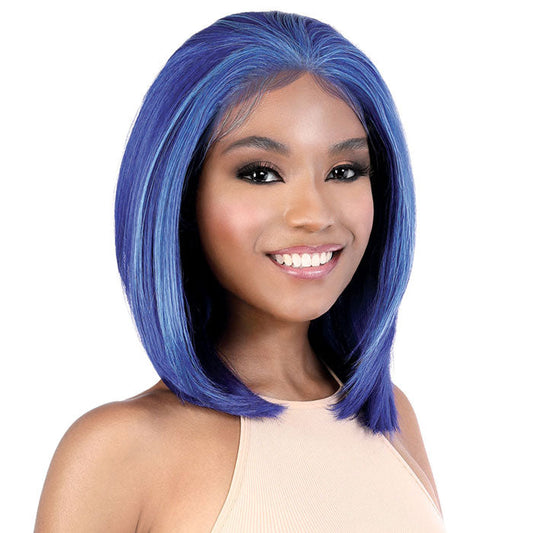 BLUE - Peluca HD Lace Front, Lace 13x7