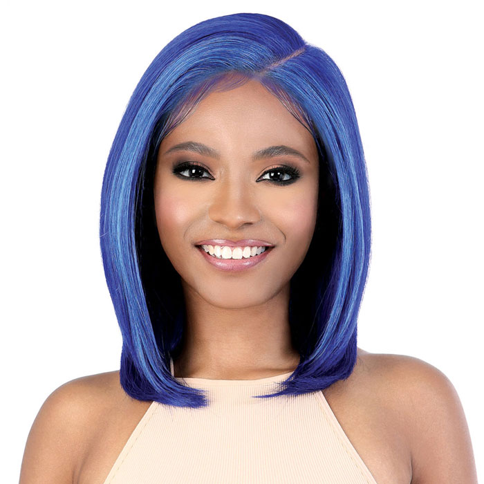 BLUE - Peluca HD Lace Front, Lace 13x7